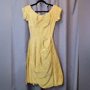 Vintage Taffeta 1950's Party Dress Size XS / S
